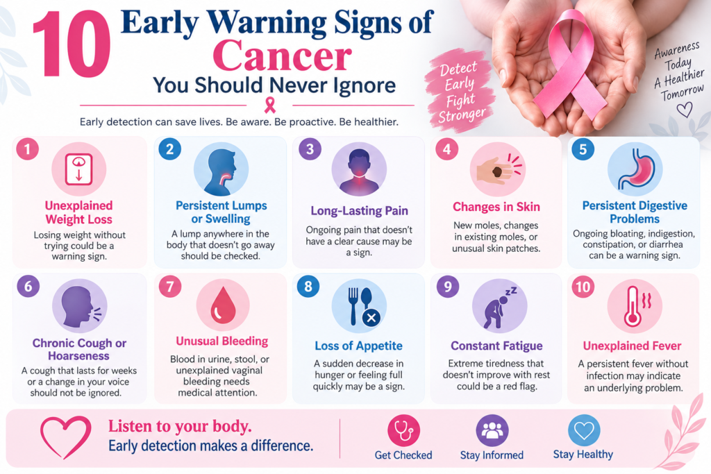 Early Warning Signs of Cancer